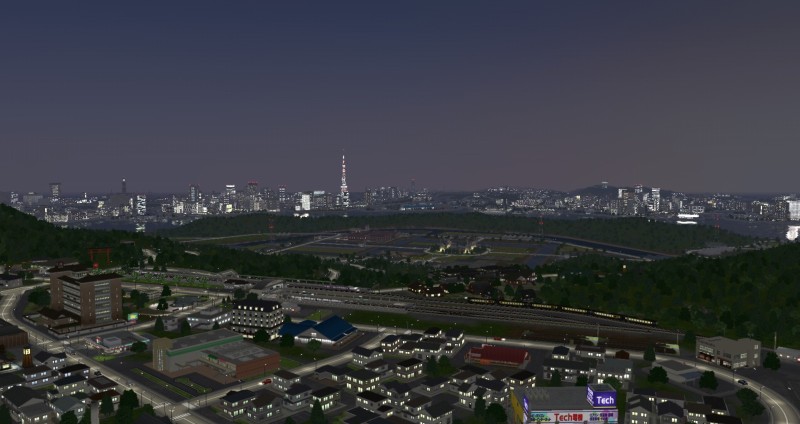 終点、姫南の温泉街に到着