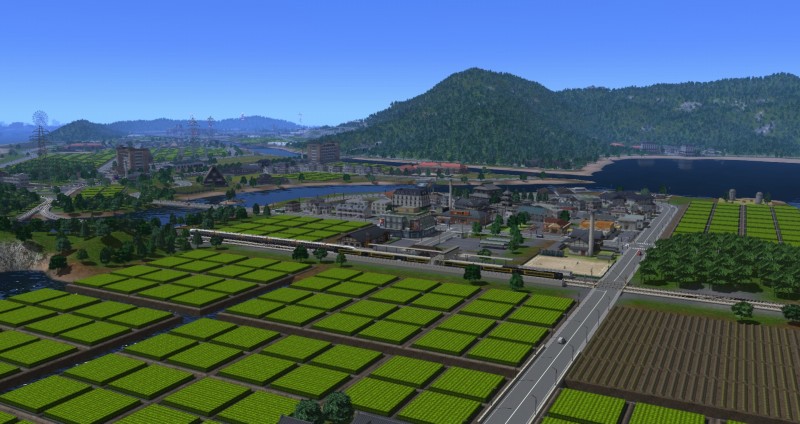 后宮温泉駅で入替のため運転停車