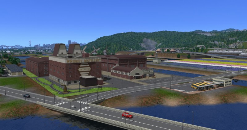 内部蒸留所にて蒸留所見学ツアー