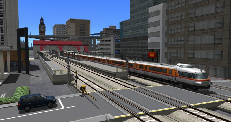 姫海白石駅を発車