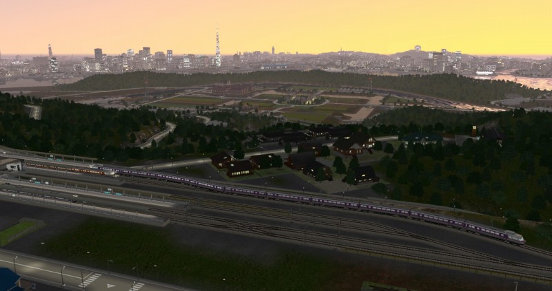 山の上の温泉街、姫南に到着