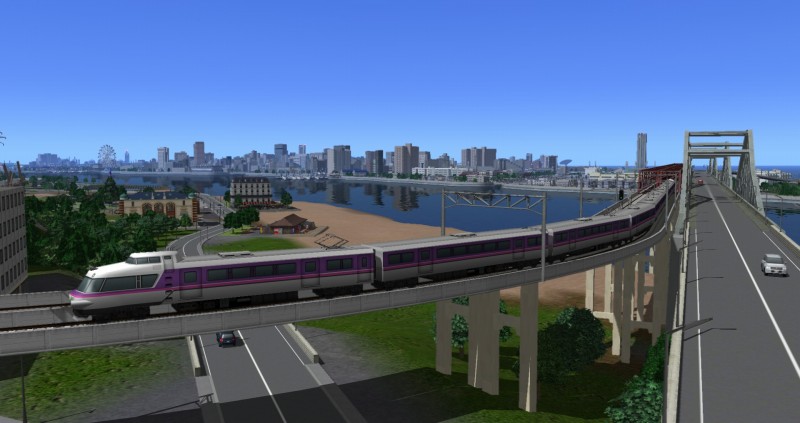 大運河を渡り東側の島へ