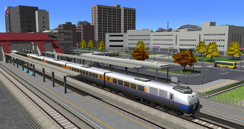 妹紅の森駅を通過