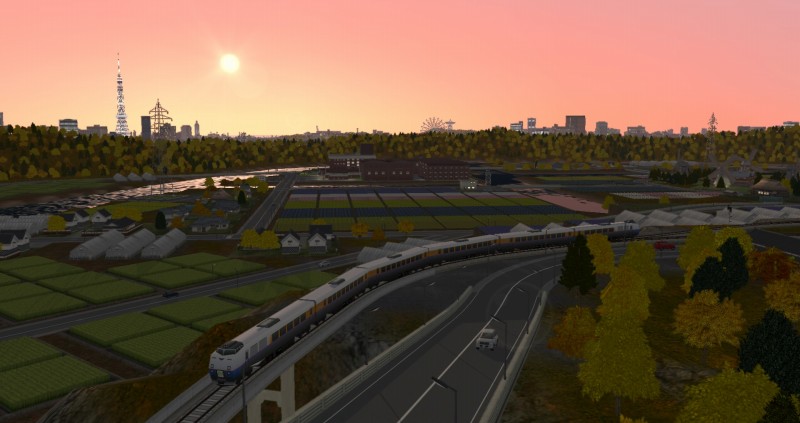 吉良内部駅に近づく